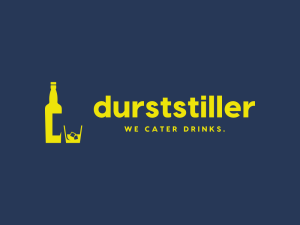 Die Grafik zeigt das Signet vom Durststiller Getränke-Lieferdienst aus Berlin.